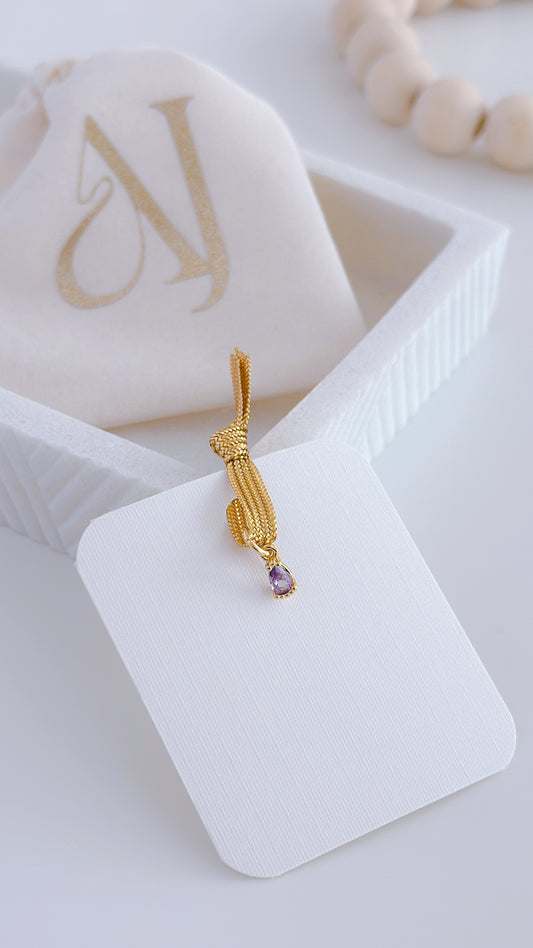 Purple Diamond Charms