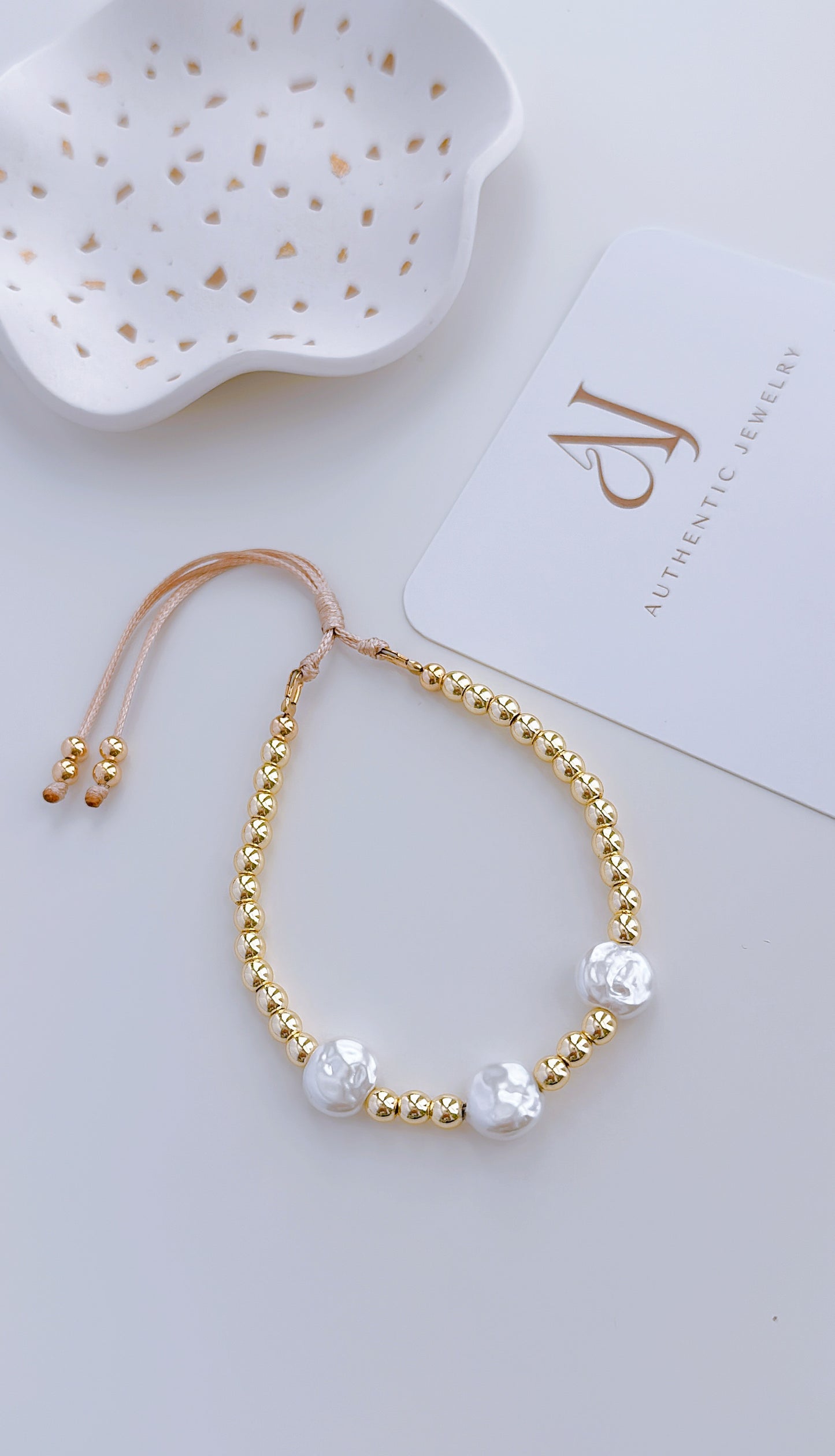 Pearl Gold Bracelets