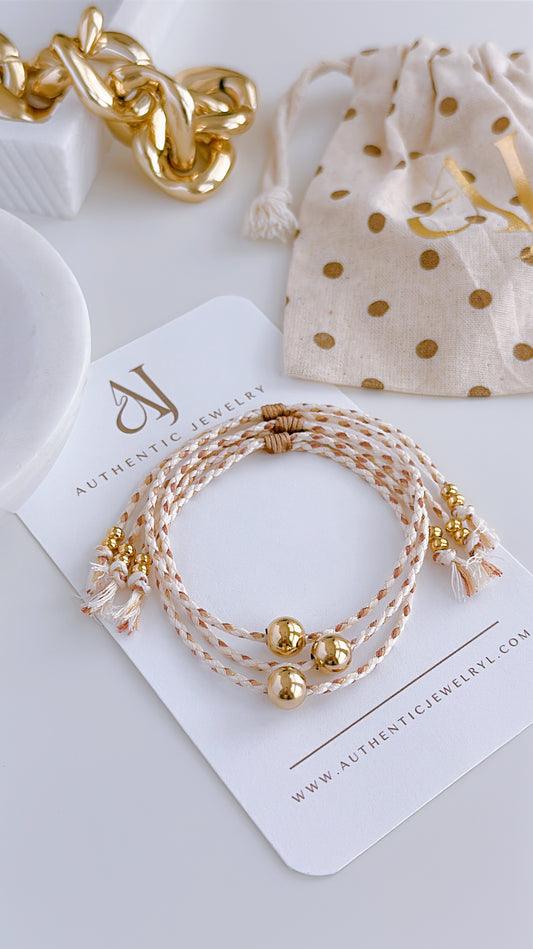 Eider Cream-Brown Bracelets