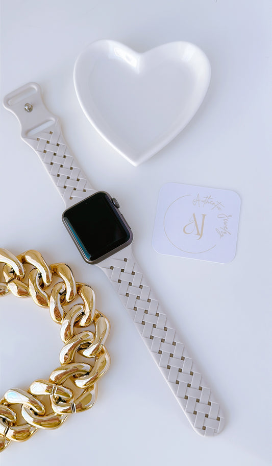 Bela Light Grey Apple Watch BandsβοΈ