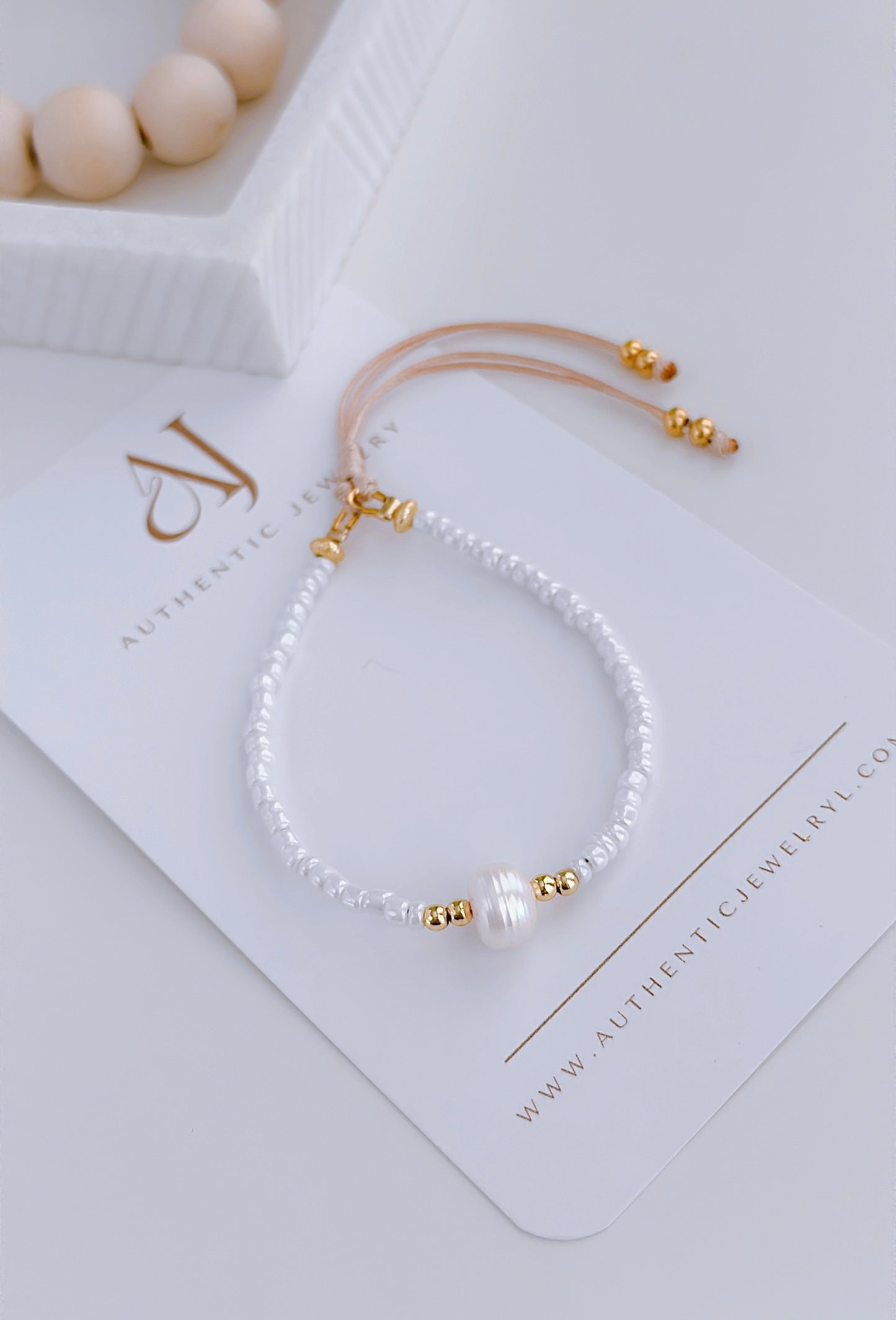 Hanna White Bracelets