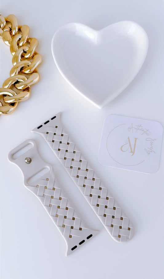 Bela Light Grey Apple Watch BandsβοΈ