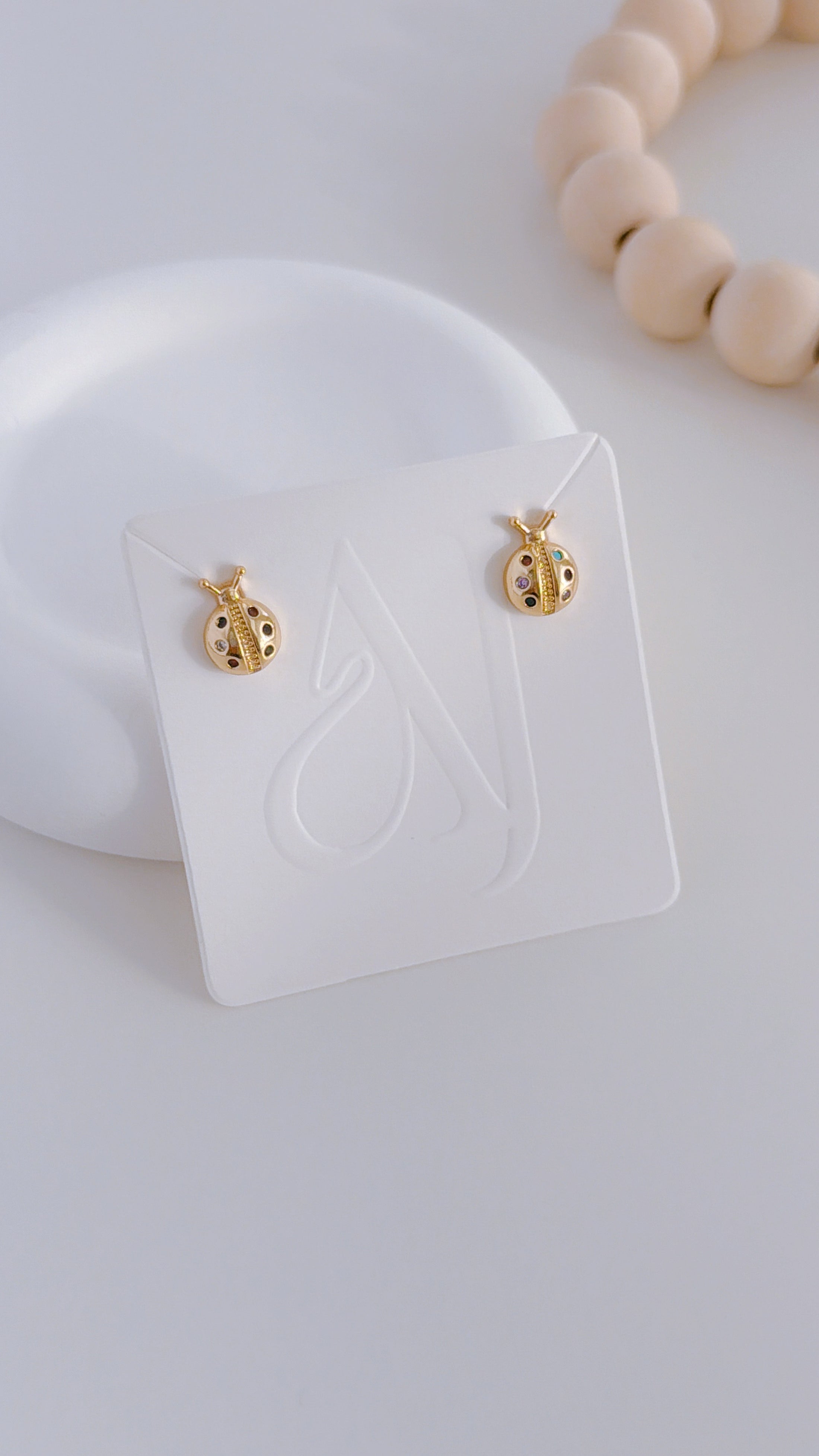 Lady Bug Earrings