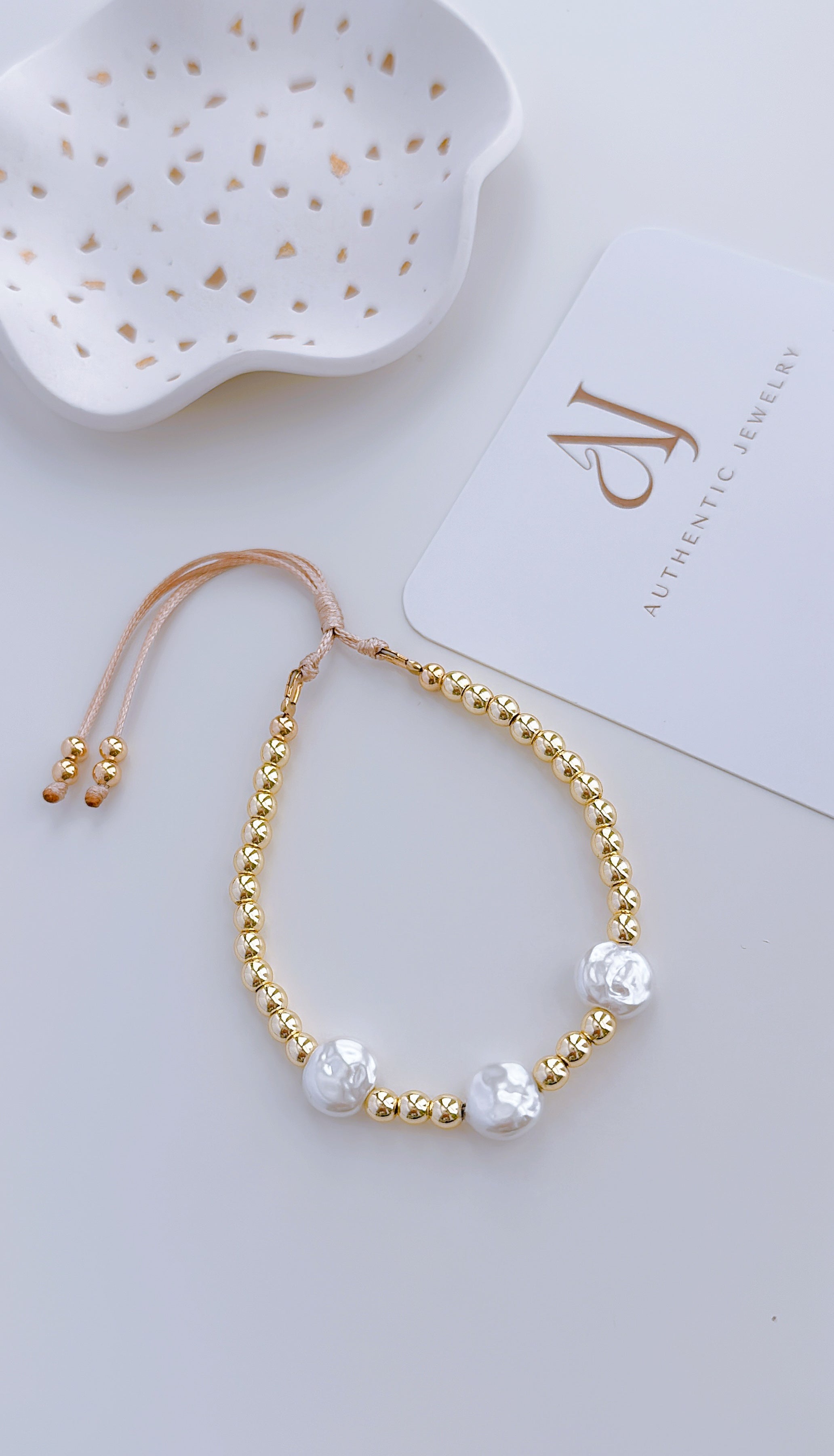 Pearl Gold Bracelets
