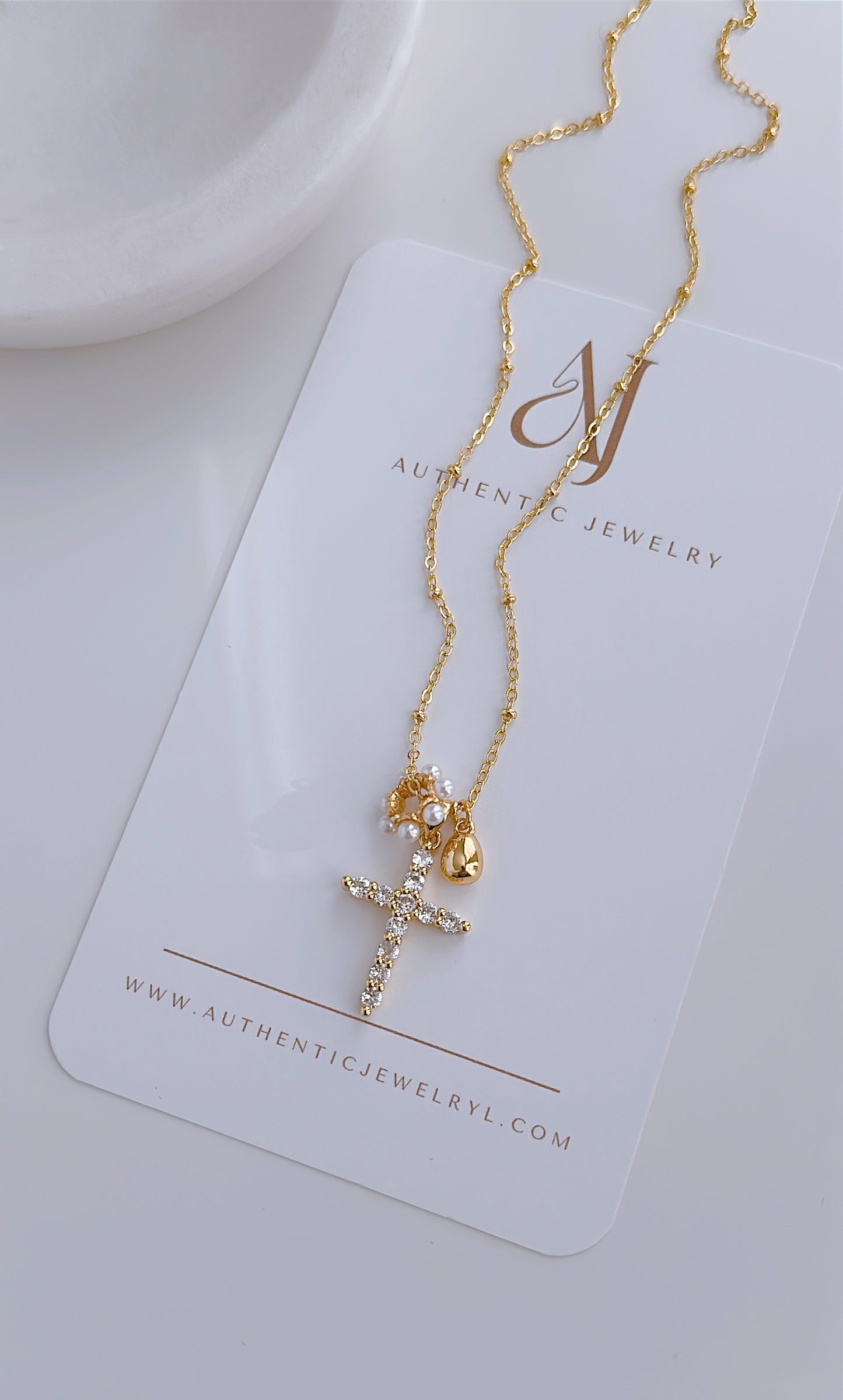 Diamond Cross Necklaces