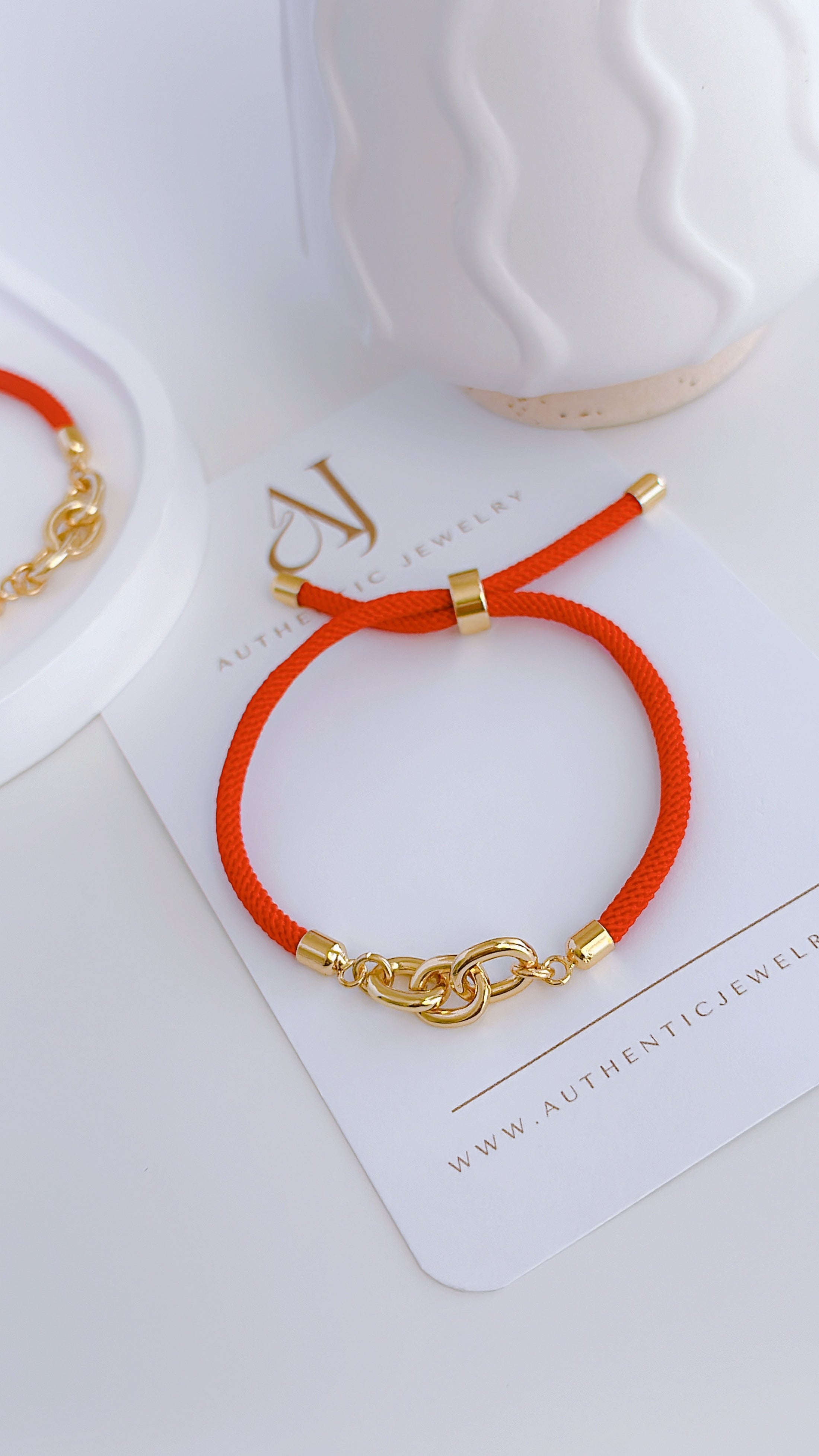 Asia Red- Gold Bracelets