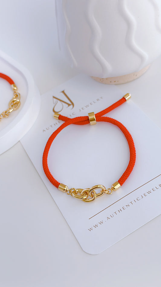 Asia Red- Gold Bracelets