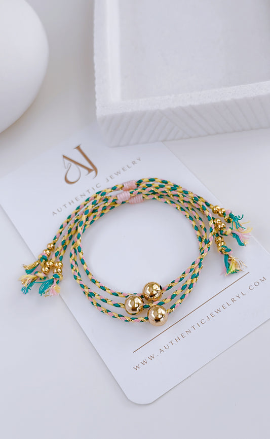 Eider Pink-Blue Bracelets