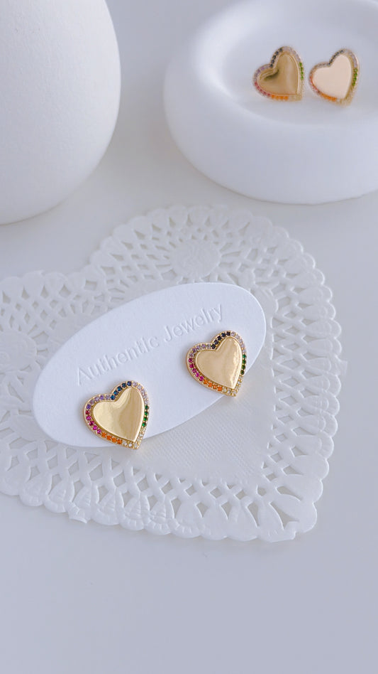 Alana Heart Earrings