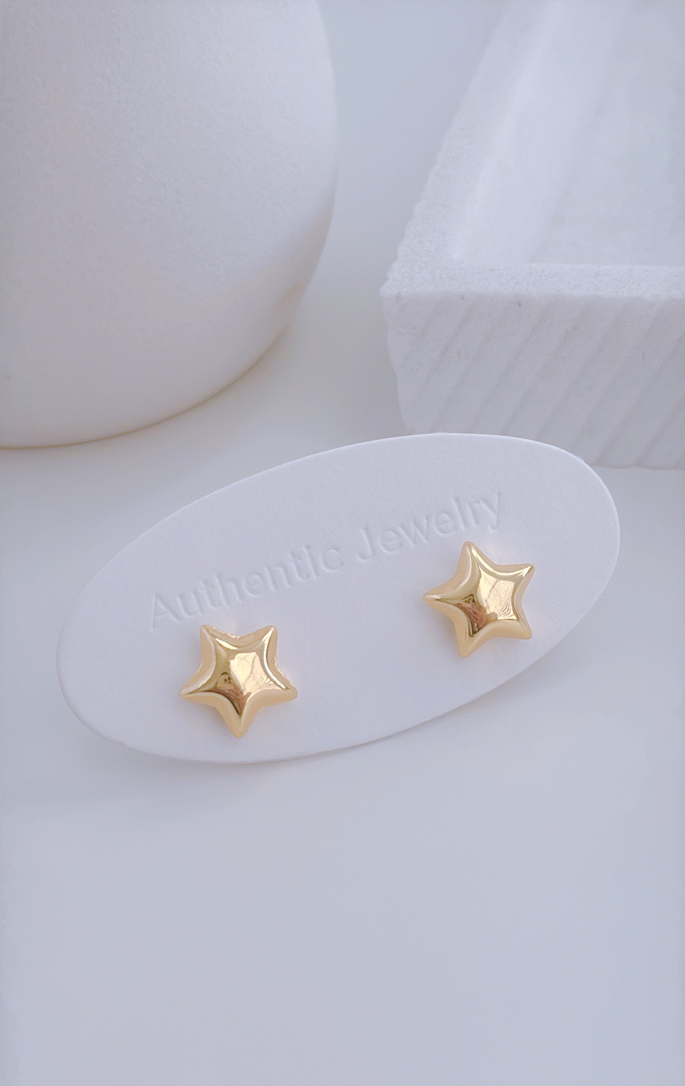 Chunky Mini Star Earrings