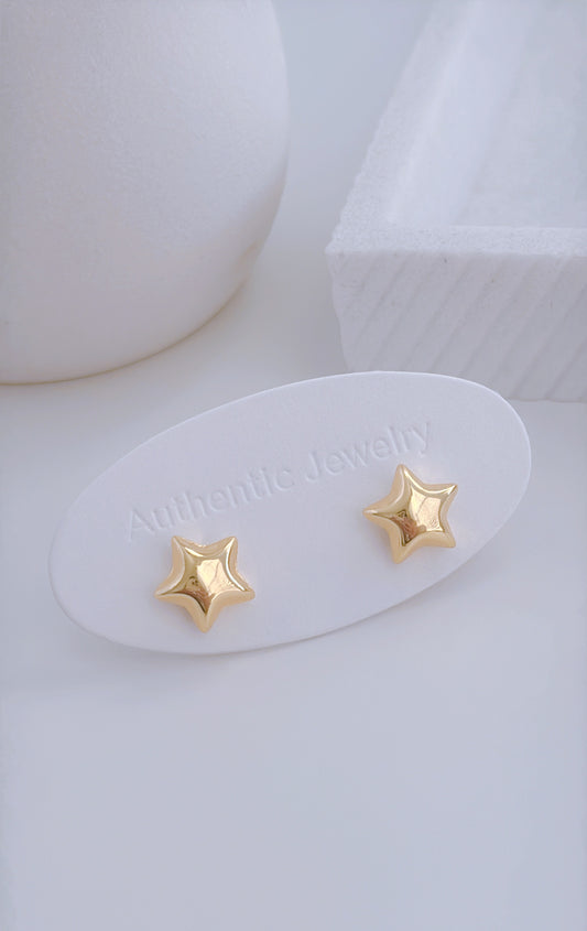 Chunky Mini Star Earrings