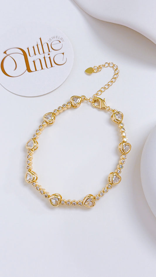 Heart Diamond Bracelets