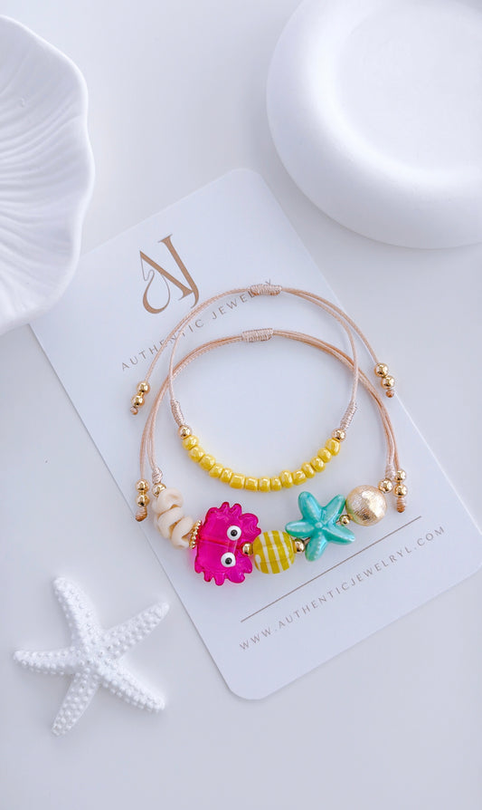 Set Crabby Bracelets ( 2 Piezas )