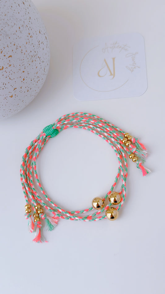 Eider Mint- Pink Bracelets