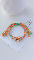 Load image into Gallery viewer, Eider Orange-Mint Bracelets
