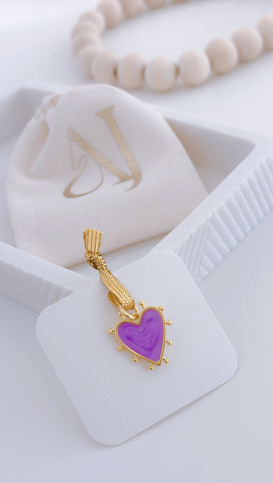 Purple Heart Charm