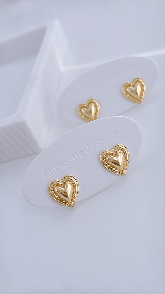 Ava Heart Earrings