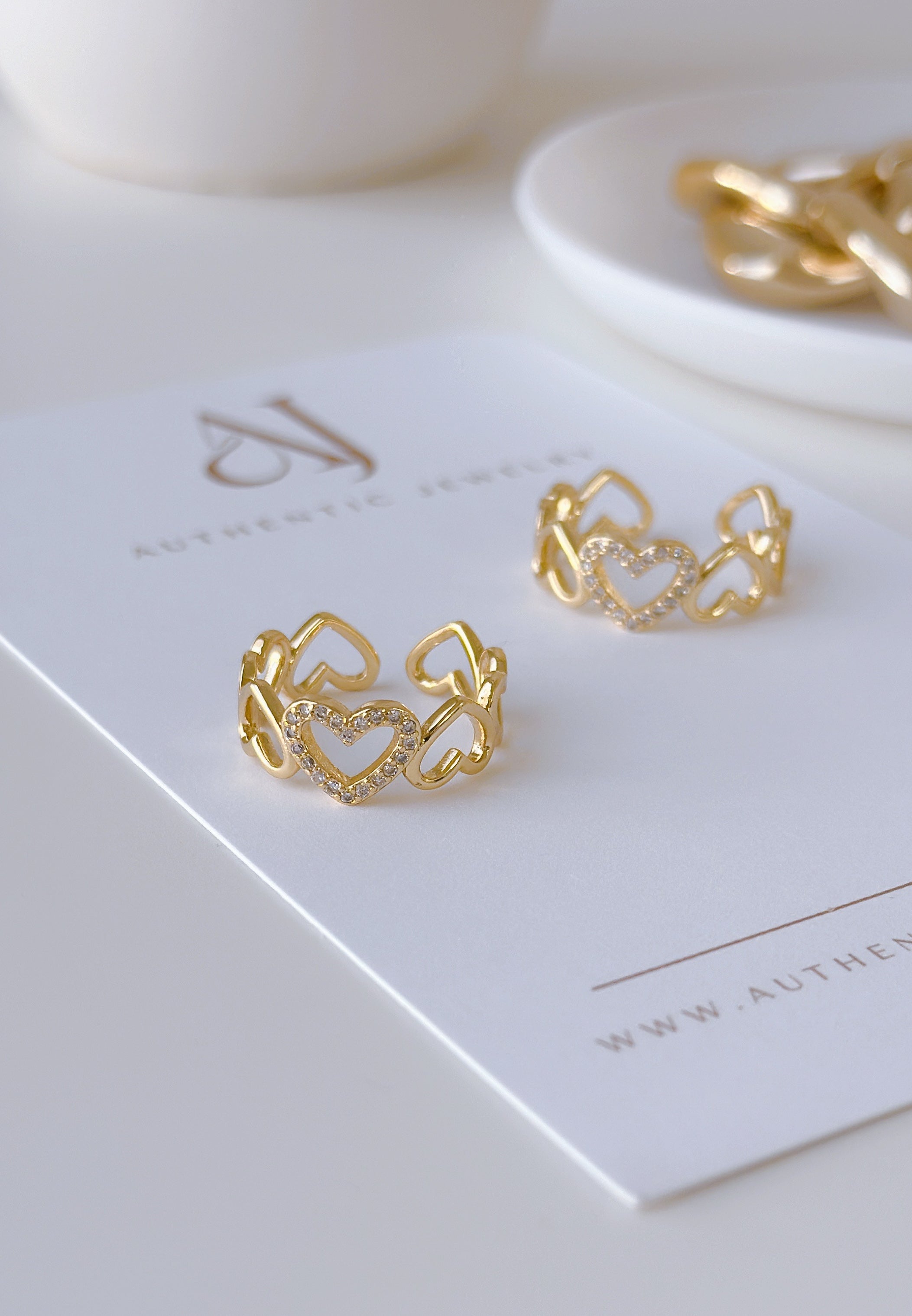 Nalix Heart Rings