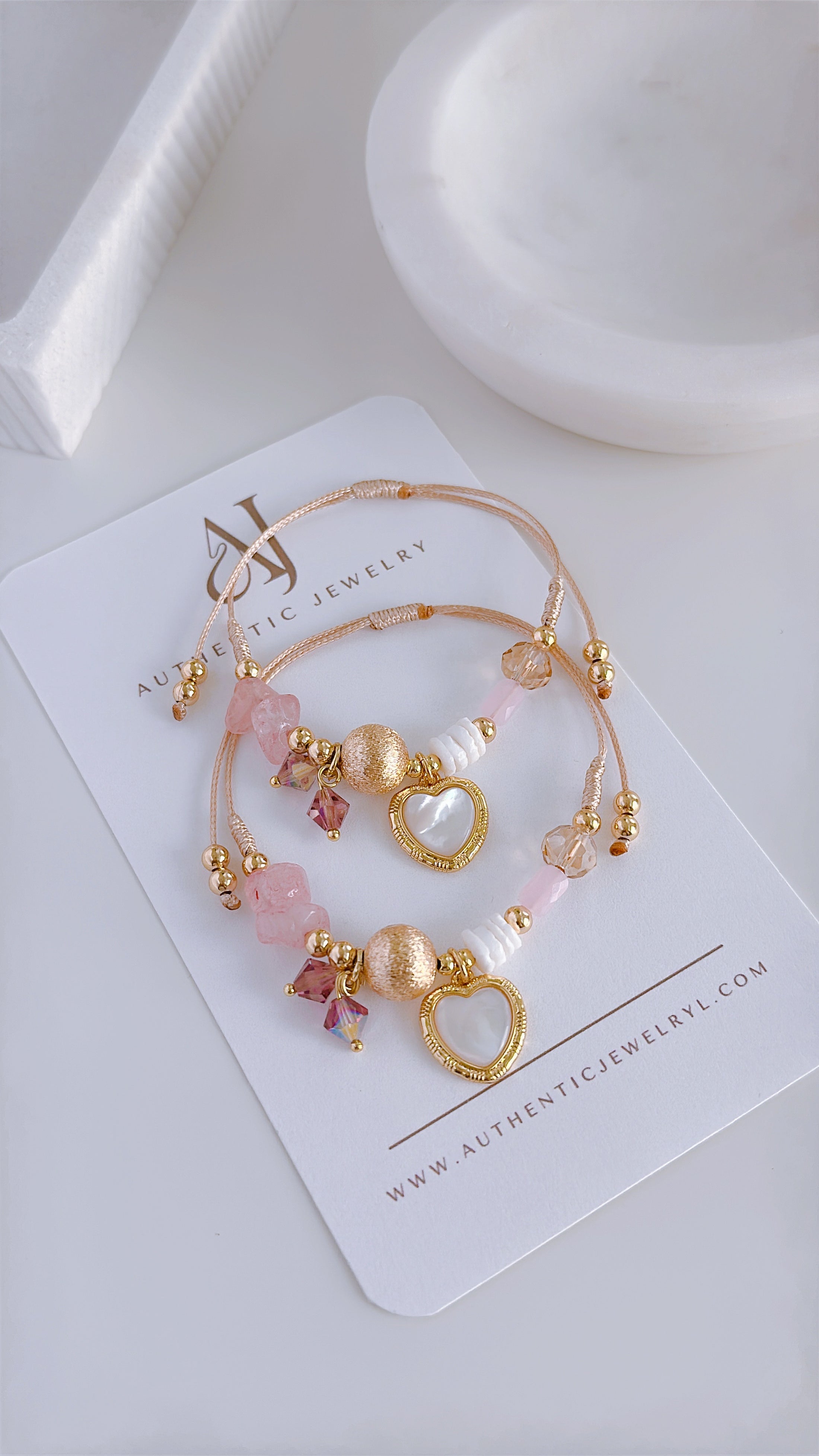 Aura Heart Bracelets