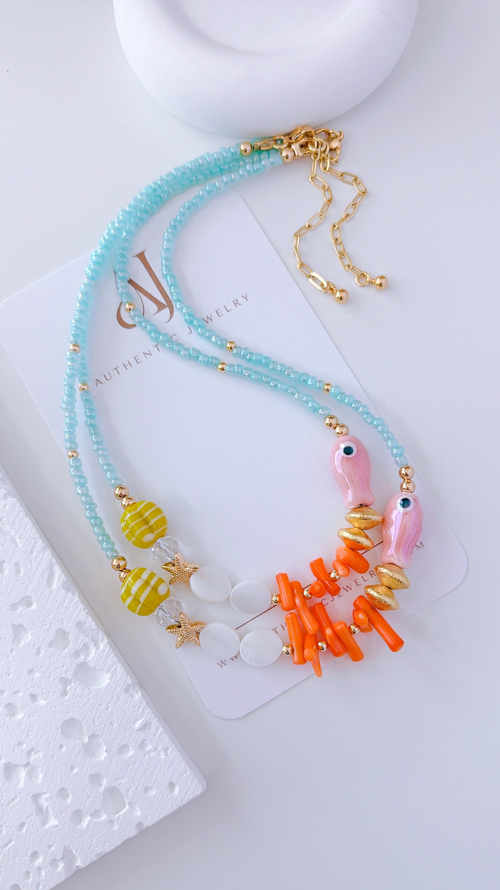 Aria Coral Necklaces