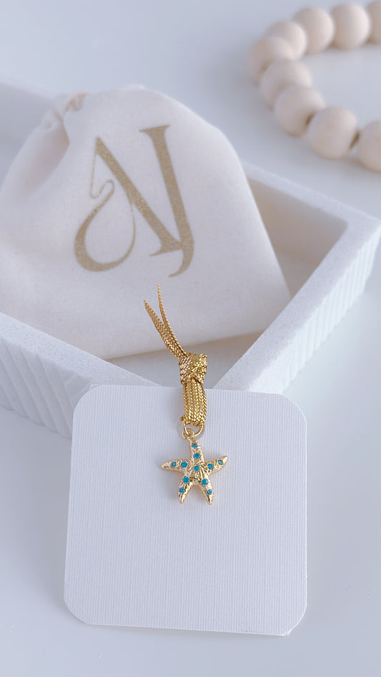 Blue Star Charms