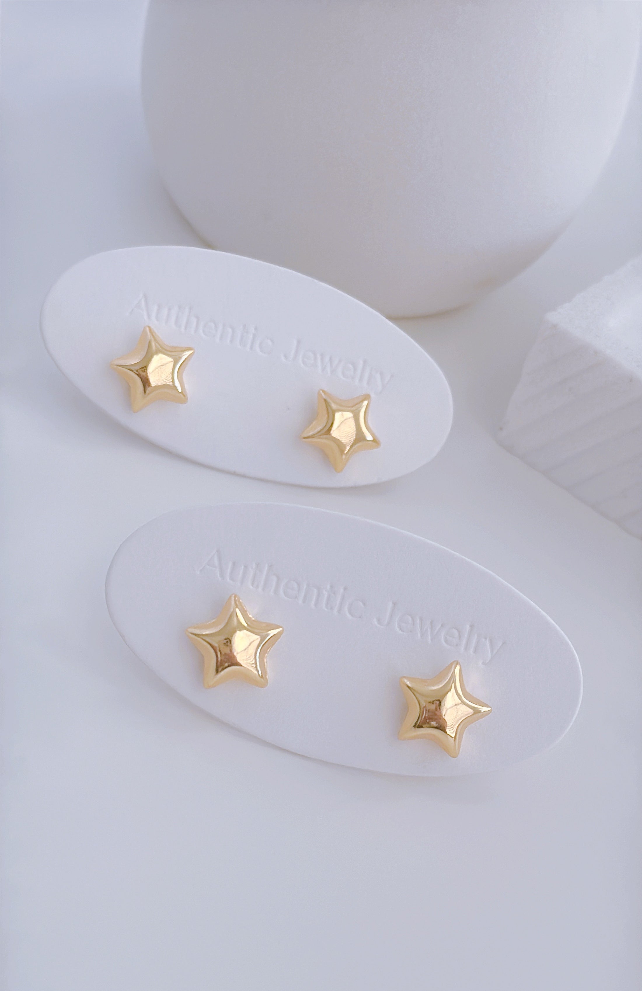 Chunky Mini Star Earrings