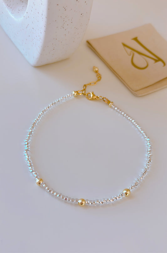 Inoa Silver & Gold Anklets