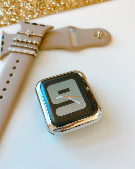 Cover Silver Apple Watch